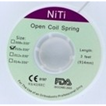 NITI Open Spring in Spool 0.012