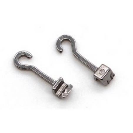 Sliding crimpable hook