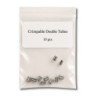 Crimpable double tubes